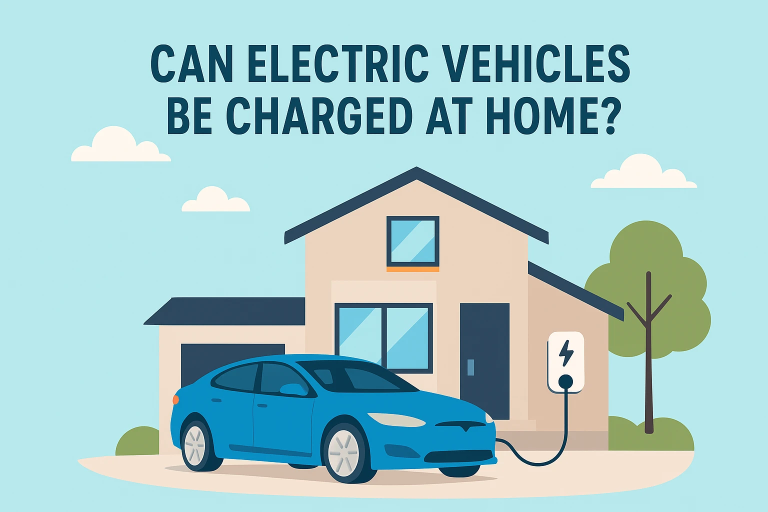 Discover how electric vehicles can be charged at home, the types of EV chargers, installation costs, and smart charging solutions by Celectric Mobility.